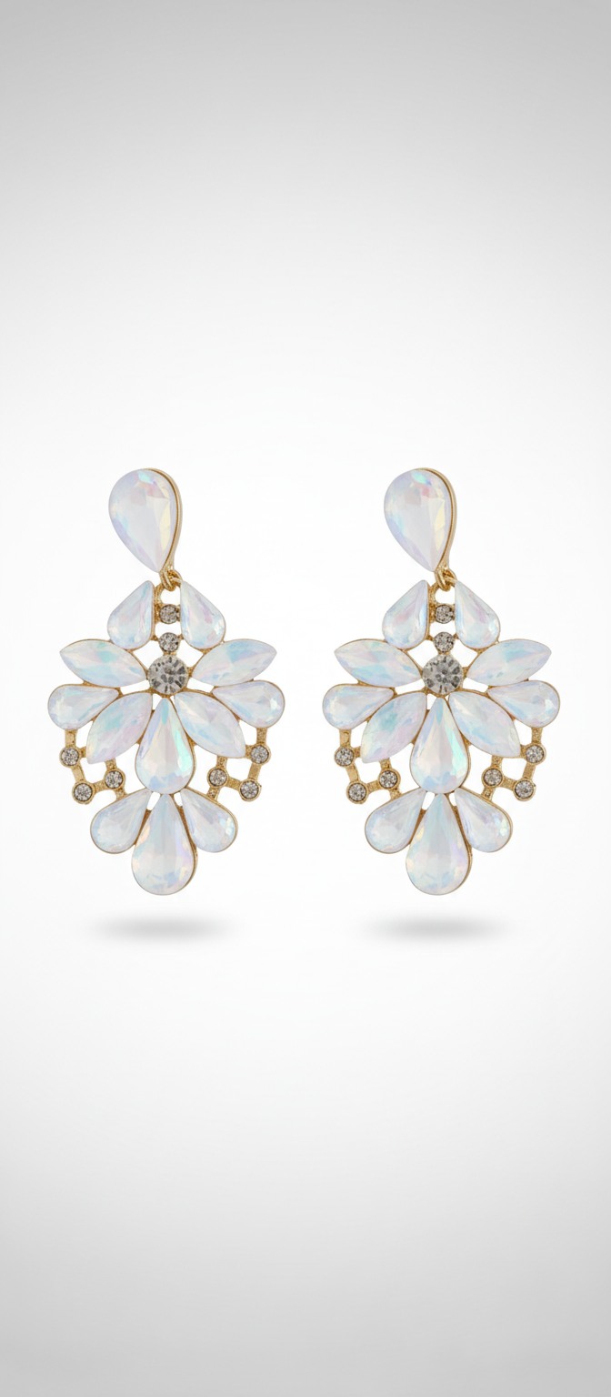 Opalescent Bloom Chandelier Earrings aurelia.thegoldenone